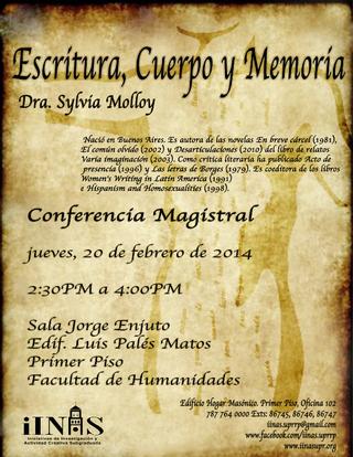 Escritura, Cuerpo y Memoria