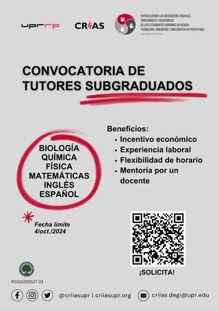 Convocatoria de tutores