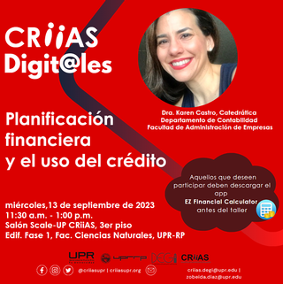 CRiiAS Digit@les:  Planificación financiera y el uso del crédito