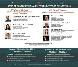 Promoción 5 y 6 panel virtual COVID-19