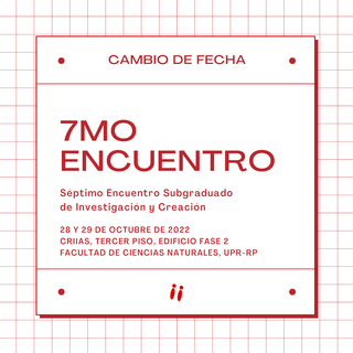 Cambio fecha 7mo Encuentro Subgraduado